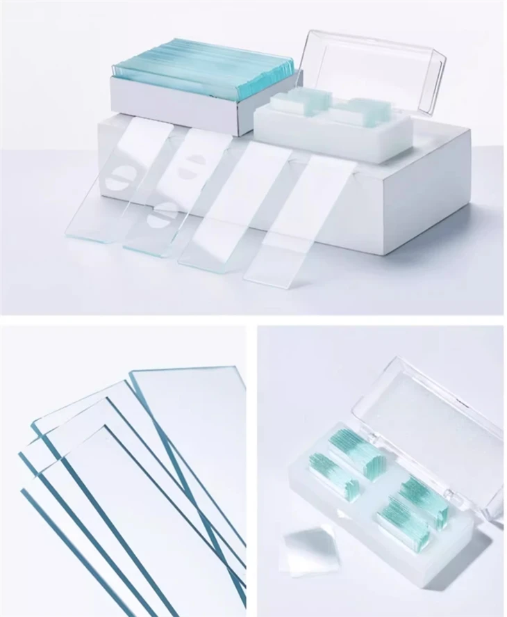 Lab Supplies Microscope Glass Cover Prepared Frosted Plain Cover Slips Slide Microscope Slides