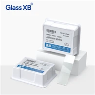 Glasskivor Fäst diabilder av glas